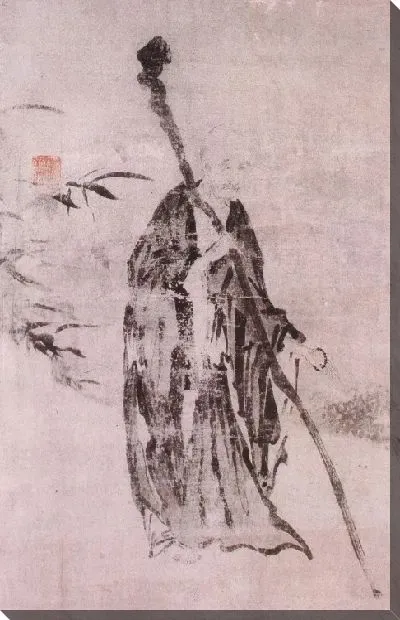 Картина Старый буддийский монах