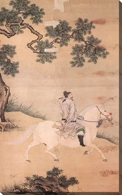 Картина Человек на лошади