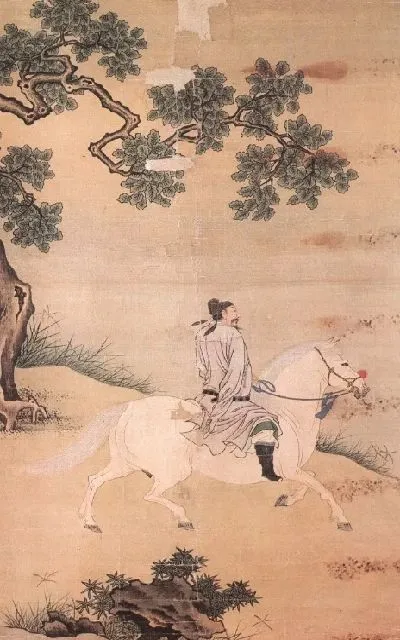 Картина Человек на лошади