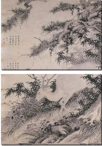 Картина Олень в горах