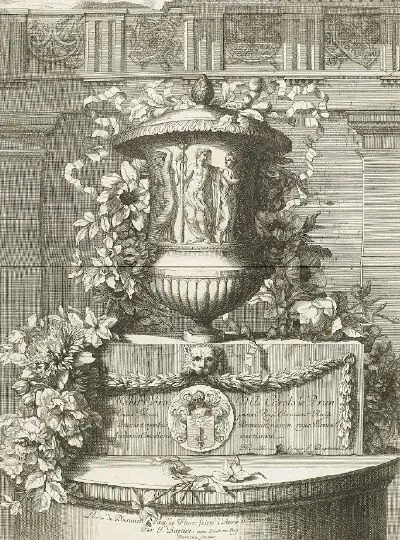 Картина Тительпрент ван Книги нескольких Vaze цветов после природных