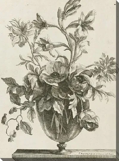 Картина Букет в стеклянной вазе