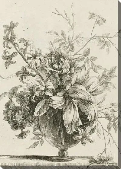 Картина Букет в стеклянной вазе