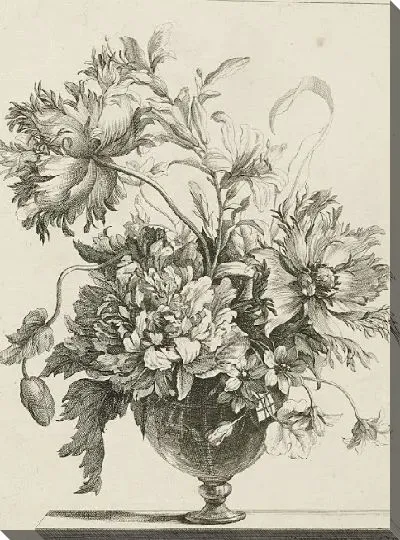 Картина Букет в стеклянной вазе