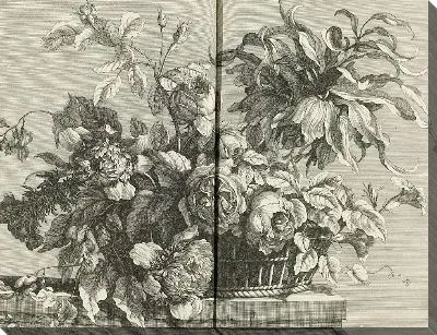 Картина Корзина цветов