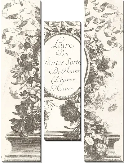 Картина Книга всех видов цветов от природы