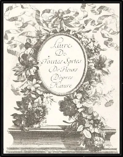 Картина Книга всех видов цветов от природы