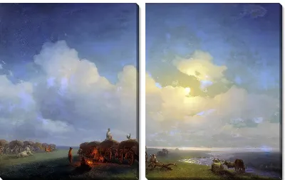 Картина Чумаки на отдыхе (Chumak at rest)