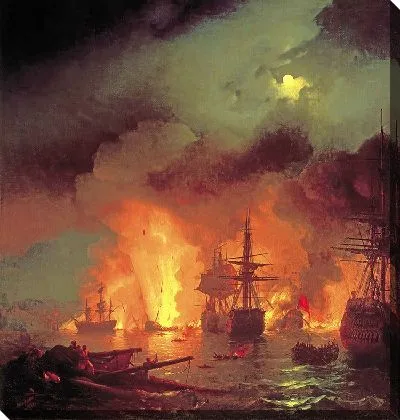 Чесменский бой 25-26 июня 1770 года