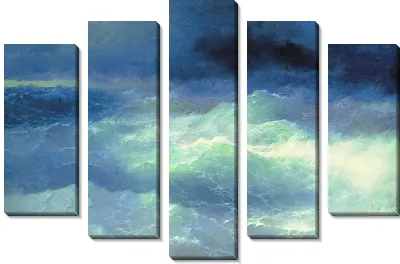 Картина Среди волн