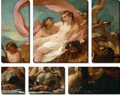 Картина Венера, выходящая из моря