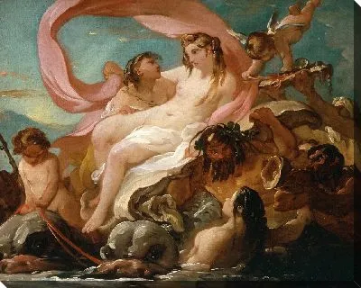 Картина Венера, выходящая из моря