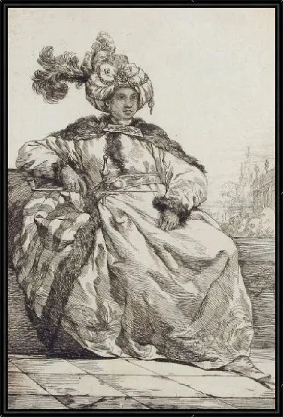 Картина Голова евнухов из серии «Караван султана в Мекке ...» (Караван султана, направляющегося в Мекку)