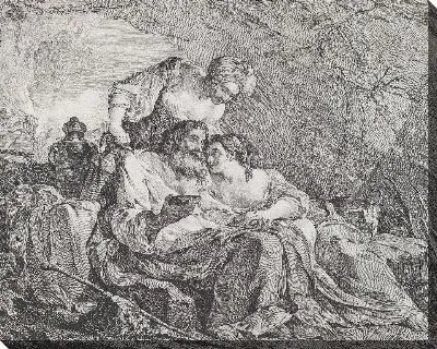 Картина Лот и его дочери