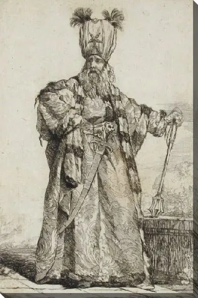 Картина Великий Визирь из серии «Караван султана в Мекке ...» (Караван султана, направляющегося в Мекку)