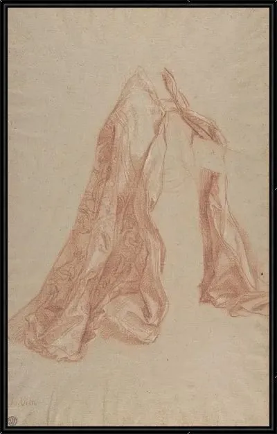 Картина Фигура на коленях в купе