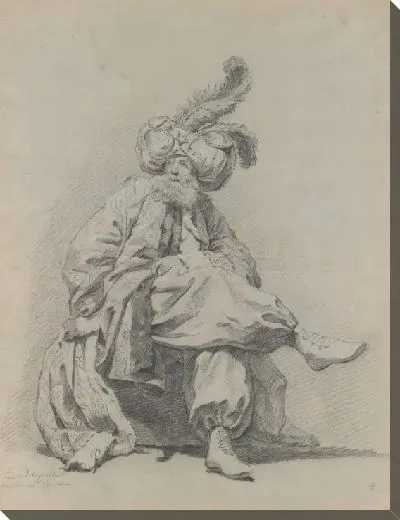 Картина Изучение костюма месье Климента