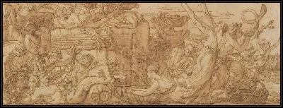 Картина Вакханал: прибытие в винный чан