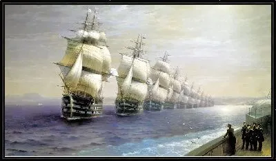 Смотр Черноморского флота в 1849 году
