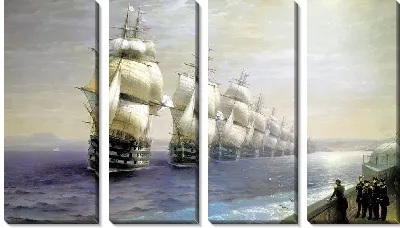 Смотр Черноморского флота в 1849 году