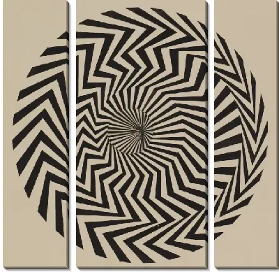 Картина Бриджит Райли, Этюд для «Blaze»