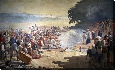 Картина Выезд из Монсана