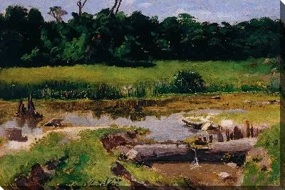 Речной пейзаж №29