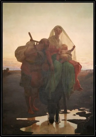 Картина Побег святого семейства в Египет