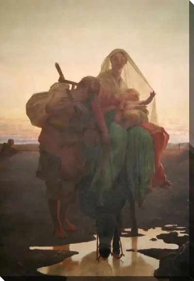 Картина Побег святого семейства в Египет