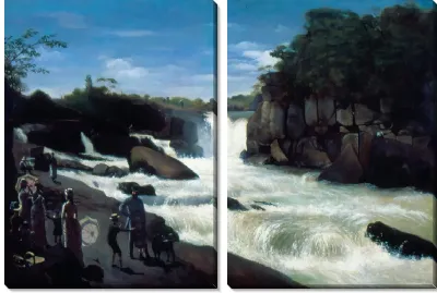 Картина Сальто де Иту, пикник семьи доктора Элиаса Чавеса