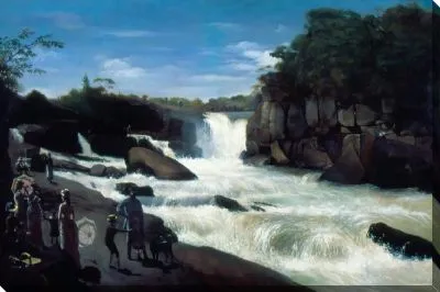 Картина Сальто де Иту, пикник семьи доктора Элиаса Чавеса