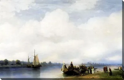 Картина Приезд Петра I на Неву (The arrival of Peter I on the Neva River )
