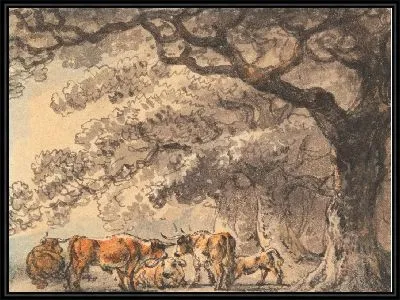 Картина Приют для крупного рогатого скота