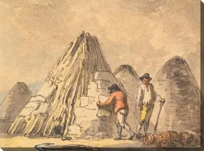 Картина Превращение в древесный уголь