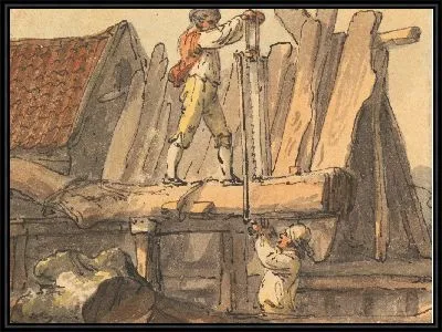 Картина Пилены в доски