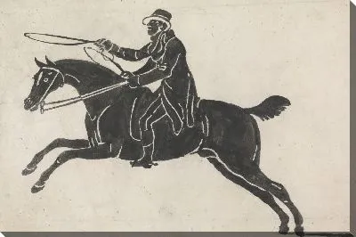 Всадник на скачущей лошади