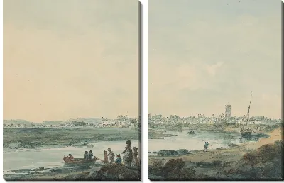 Картина Кардифф с юга
