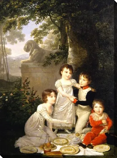 Картина Дети Иоахима Мурата и Каролины Бонапарт