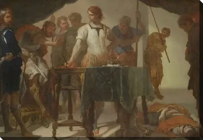 Картина  Противостояние короля Порсена