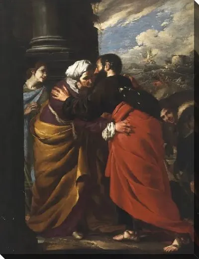 Картина Встреча Анны и Иоахима у Золотых ворот в Иерусалиме