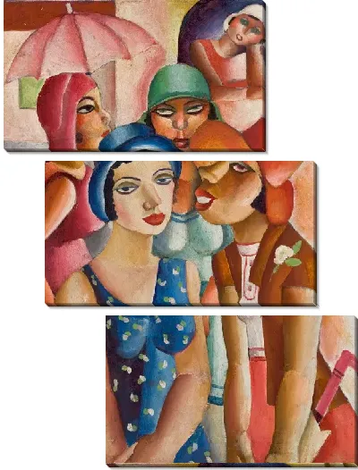 Картина Пять девушек 