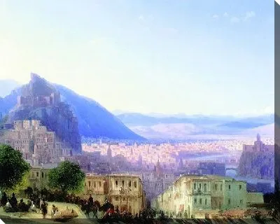 Вид Тифлиса. 1868 (View of Tiflis. 1868)