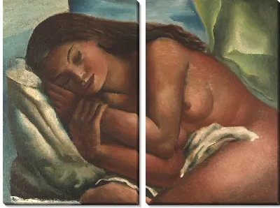 Картина Голая мулата спит