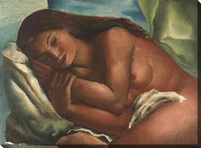 Картина Голая мулата спит