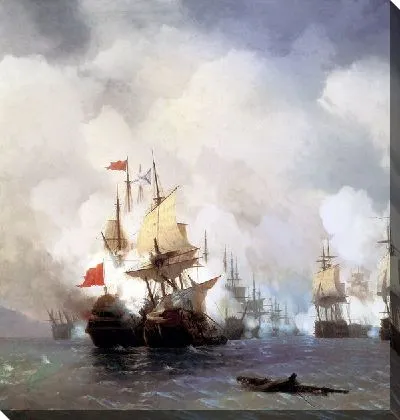 Бой в Хиосском проливе 24 июня 1770 года (Battle in the Chios Channel June 24, 1770)