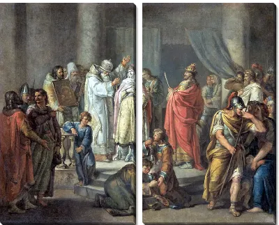 Картина Крещение княгини Ольги в Константинополе (Baptism of Princess Olga of Constantinople)