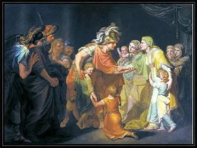 Великий князь Святослав, целующий мать и детей своих по возвращении с Дуная в Киев (Grand Prince Sviatoslav, kissing his mother and his children after returning from a Danube River in Kiev)