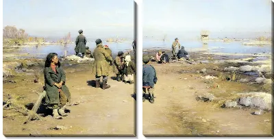 Картина Лёд прошёл (The ice passed)