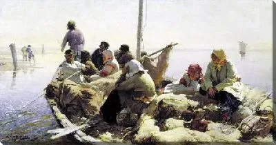 Картина По реке Оке (By the Oka River)