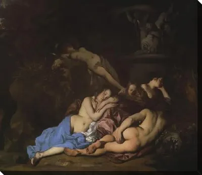 Нимфы у фонтана